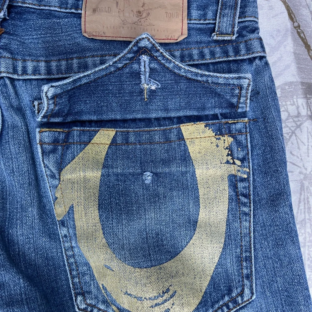 True Religion Blue Relaxed Jeans
